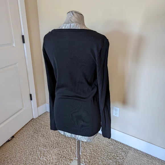 Navy J.Crew Perfect Fit long sleeved tee - Picture 2 of 3